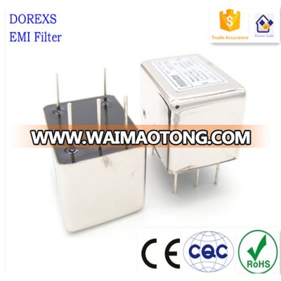 Compact Unit PCB Mounting Singie Phase AC Filters EMI Filter with PCB Mounting